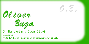 oliver buga business card